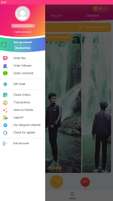 Capture d'écran de l'application InstaUp - #5