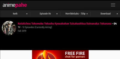 Capture d'écran de l'application AnimePahe - #4