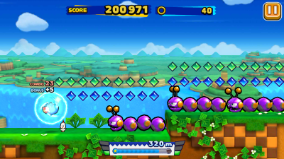 Capture d'écran de l'application Sonic Runners Revival - #5