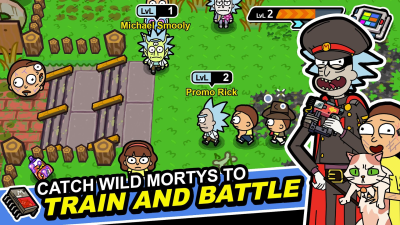 Capture d'écran de l'application Rick and Morty: Pocket Mortys - #1