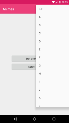 Capture d'écran de l'application AnimeDroid - #3