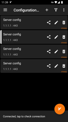 Capture d'écran de l'application v2rayNG - #3