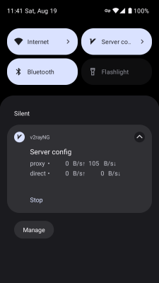 Capture d'écran de l'application v2rayNG - #7