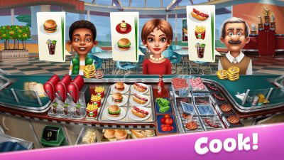 Capture d'écran de l'application Cooking Fever MOD - #1