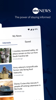 Capture d'écran de l'application ABC News - #2