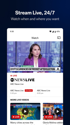 Capture d'écran de l'application ABC News - #4