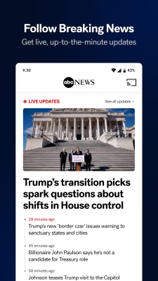 Capture d'écran de l'application ABC News - #6
