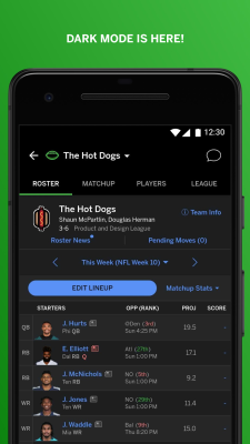 Capture d'écran de l'application ESPN Fantasy Sports - #3