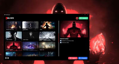 Capture d'écran de l'application RedWallpaper - #3