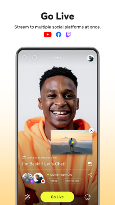 Capture d'écran de l'application PRISM Live - #4