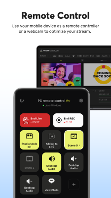 Capture d'écran de l'application PRISM Live - #8