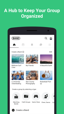 Capture d'écran de l'application Band - #1