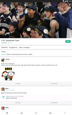 Capture d'écran de l'application Band - #9