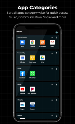 Capture d'écran de l'application Alpha Hybrid Launcher - #7
