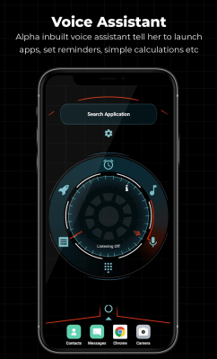Capture d'écran de l'application Alpha Hybrid Launcher MOD - #8