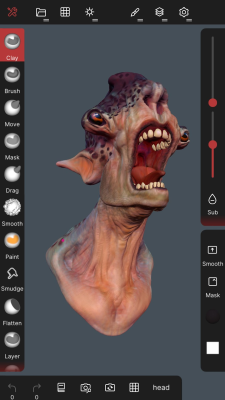 Capture d'écran de l'application Nomad Sculpt - #7