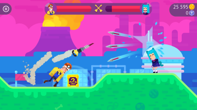 Capture d'écran de l'application Bowmasters MOD - #4