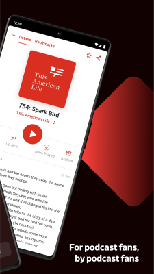 Capture d'écran de l'application Pocket Casts - #2