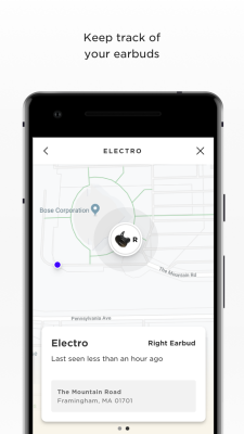 Capture d'écran de l'application Bose Connect - #3