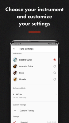 Capture d'écran de l'application Fender Guitar Tuner - #8