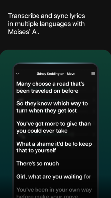 Capture d'écran de l'application Moises - #7