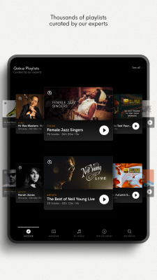 Capture d'écran de l'application Qobuz - #6