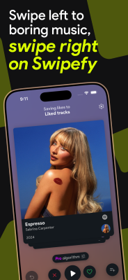 Capture d'écran de l'application Swipefy for Spotify - #1