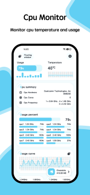 Capture d'écran de l'application CPU Monitor - temperature - #4