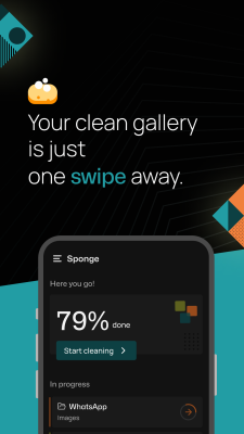 Capture d'écran de l'application Sponge - Gallery Cleaner - #1