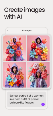 Capture d'écran de l'application Imagine: AI Art Generator - #4