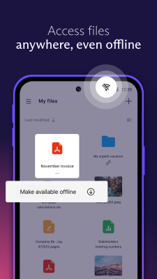 Capture d'écran de l'application Proton Drive - #4