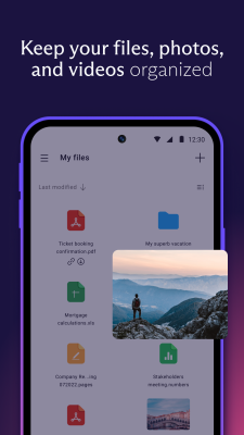 Capture d'écran de l'application Proton Drive - #5
