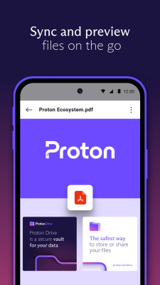 Capture d'écran de l'application Proton Drive - #6