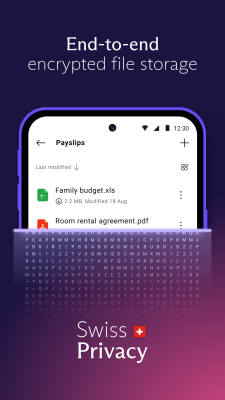 Capture d'écran de l'application Proton Drive - #7