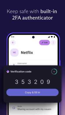 Capture d'écran de l'application Proton Pass - #5
