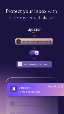 Capture d'écran de l'application Proton Pass - #6