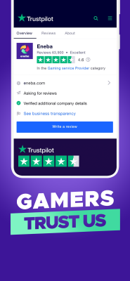 Capture d'écran de l'application Eneba - #7