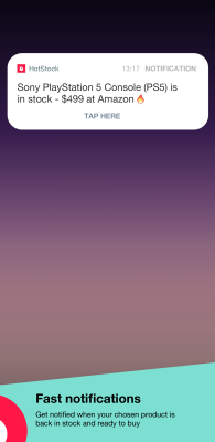 Capture d'écran de l'application HotStock - #3