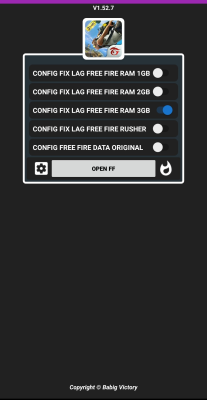 Capture d'écran de l'application APK Config FF - #4