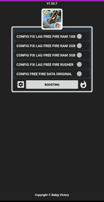 Capture d'écran de l'application APK Config FF - #5