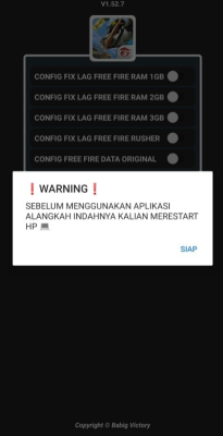 Capture d'écran de l'application APK Config FF - #8