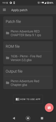 Capture d'écran de l'application UniPatcher - #3