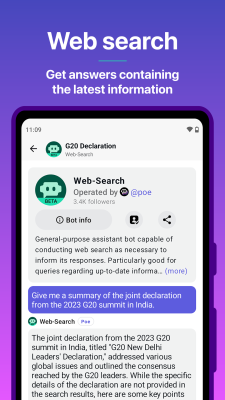 Capture d'écran de l'application Poe - #4