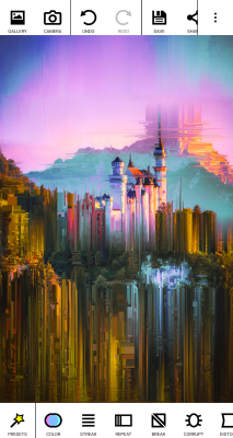 Capture d'écran de l'application Glitch Lab - #5