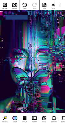 Capture d'écran de l'application Glitch Lab - #6