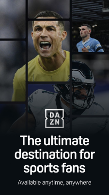 Capture d'écran de l'application DAZN - #1