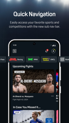 Capture d'écran de l'application DAZN - #3