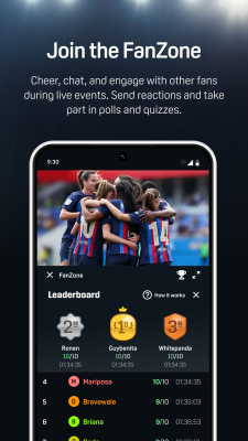 Capture d'écran de l'application DAZN - #5