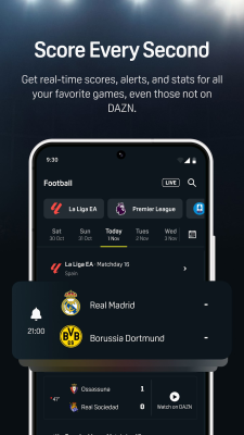Capture d'écran de l'application DAZN - #6