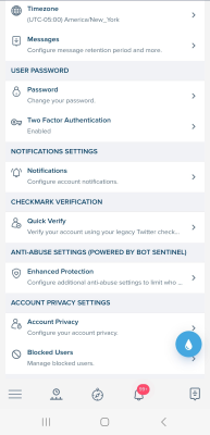 Capture d'écran de l'application Spoutible - #4